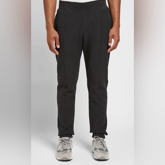 Champion NEW Reverse Weave Slim Cuffed Retro Sweat Pant in Black S - Picture 1 of 10